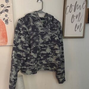 NWOT Lululemon Blue Camouflage Hoodie